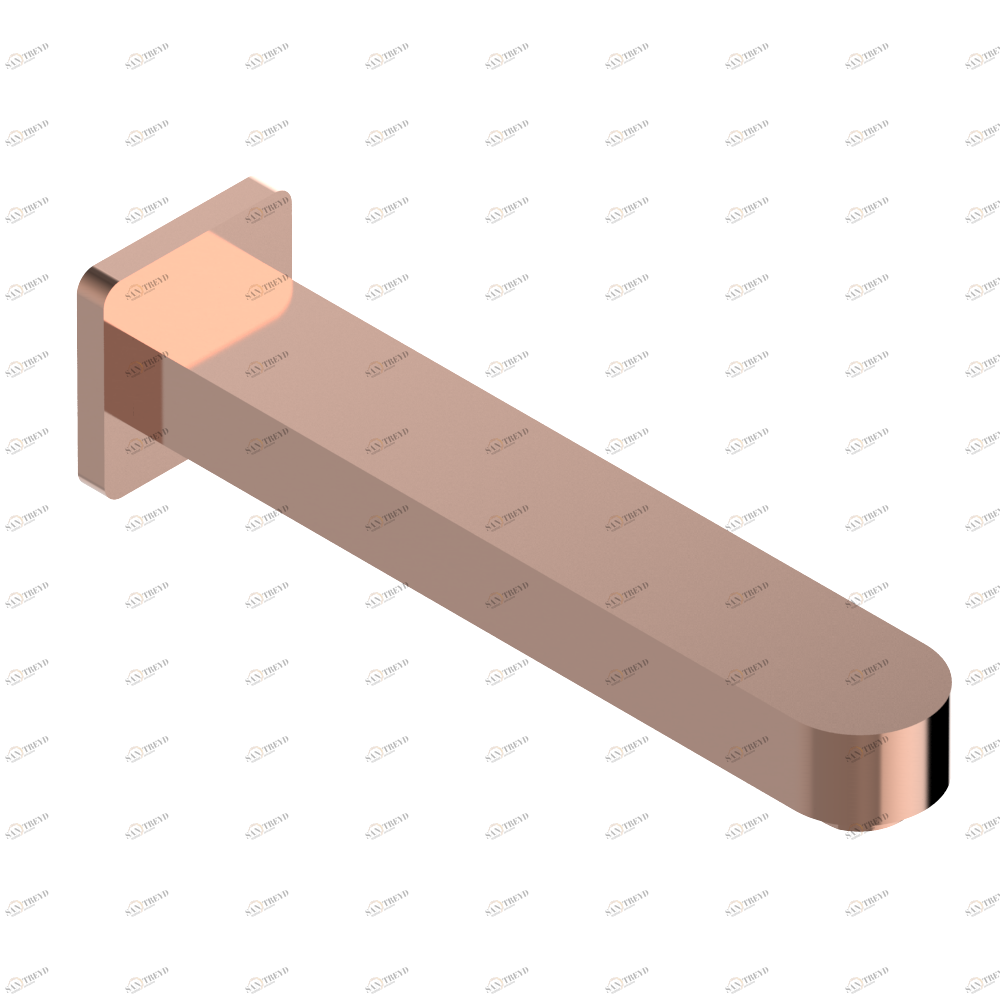 A6B-43SGB Настенный кран для раковины большого размера без Т-образного фиксатора Thg-paris Profil с рукоятками Розовое золото A6B 43SGB CAT.F