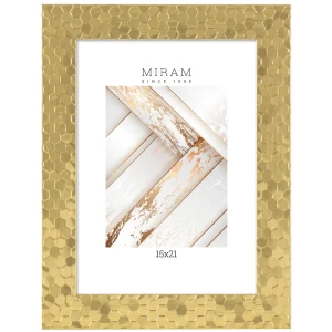 Золотая рамка Мирам 15×21 см для фото и картин 89422790