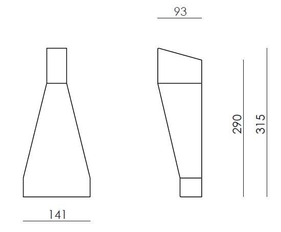 Базальтовые светодиодные наружные настенные светильники Rakumba Standley ARCH-00090728 - Вид №15