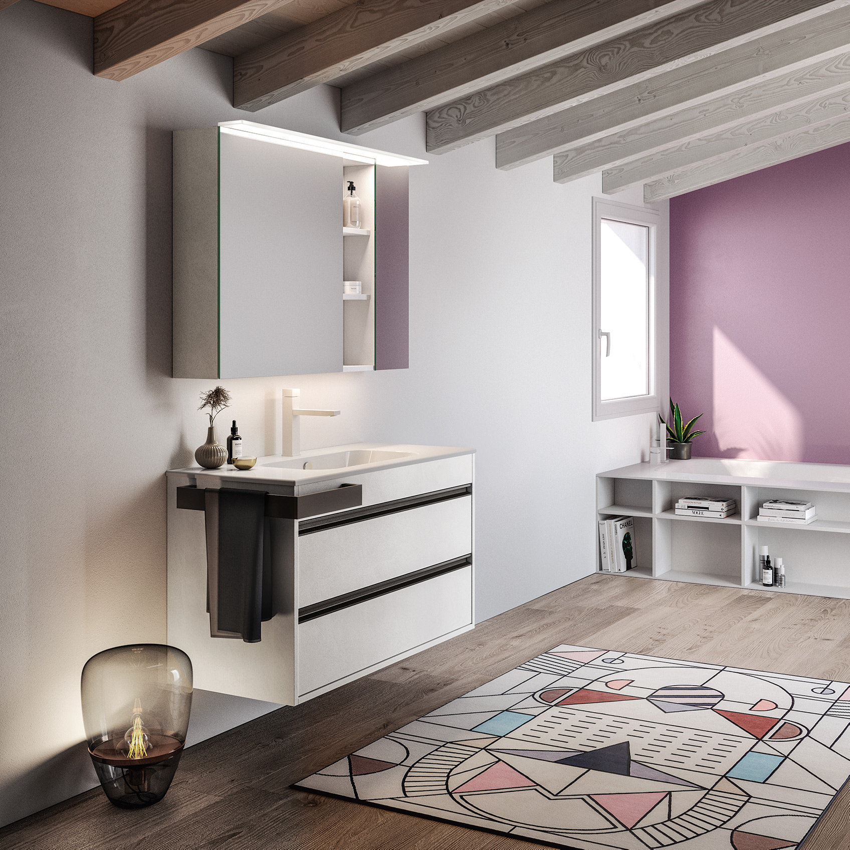 Smart.46 – 05 Mastella  Smart.46  Комплект мебели для ванной  - Вид №3