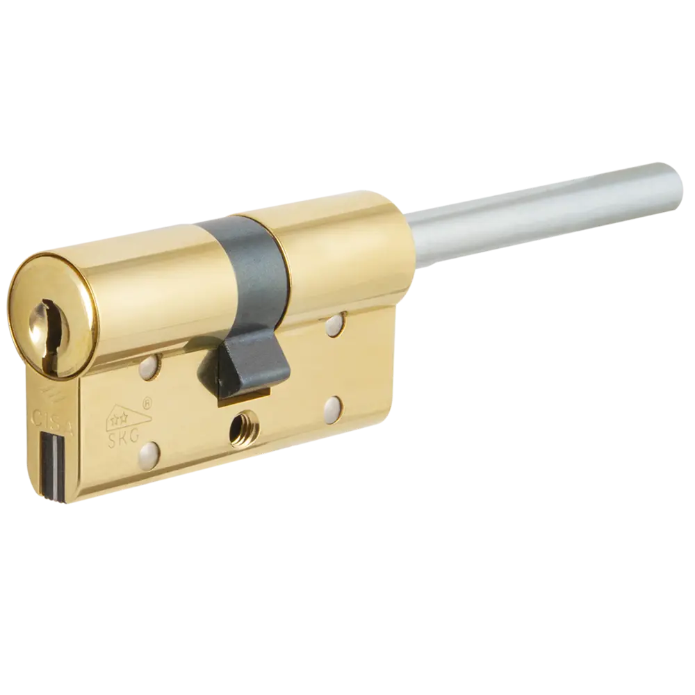 Цилиндр Cisa RS3 ОL3S7-07.66, 25x10x25 мм, ключ/шток, цвет латунь, без вертушки STLM-2132966