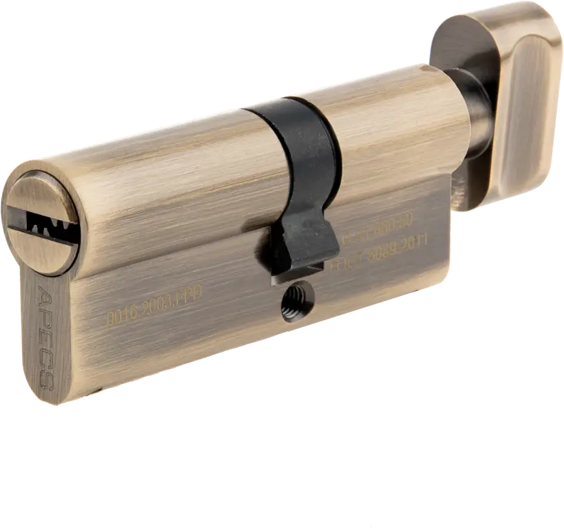 APECS Цилиндровый механизм для замка 35×45 мм бронза с комплектом ключей 85559788
