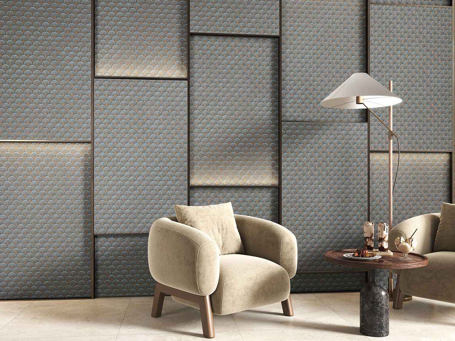 Ультратонкая алюминиевая декоративная панель Tecnografica NOUVEAU ARCH-00005018