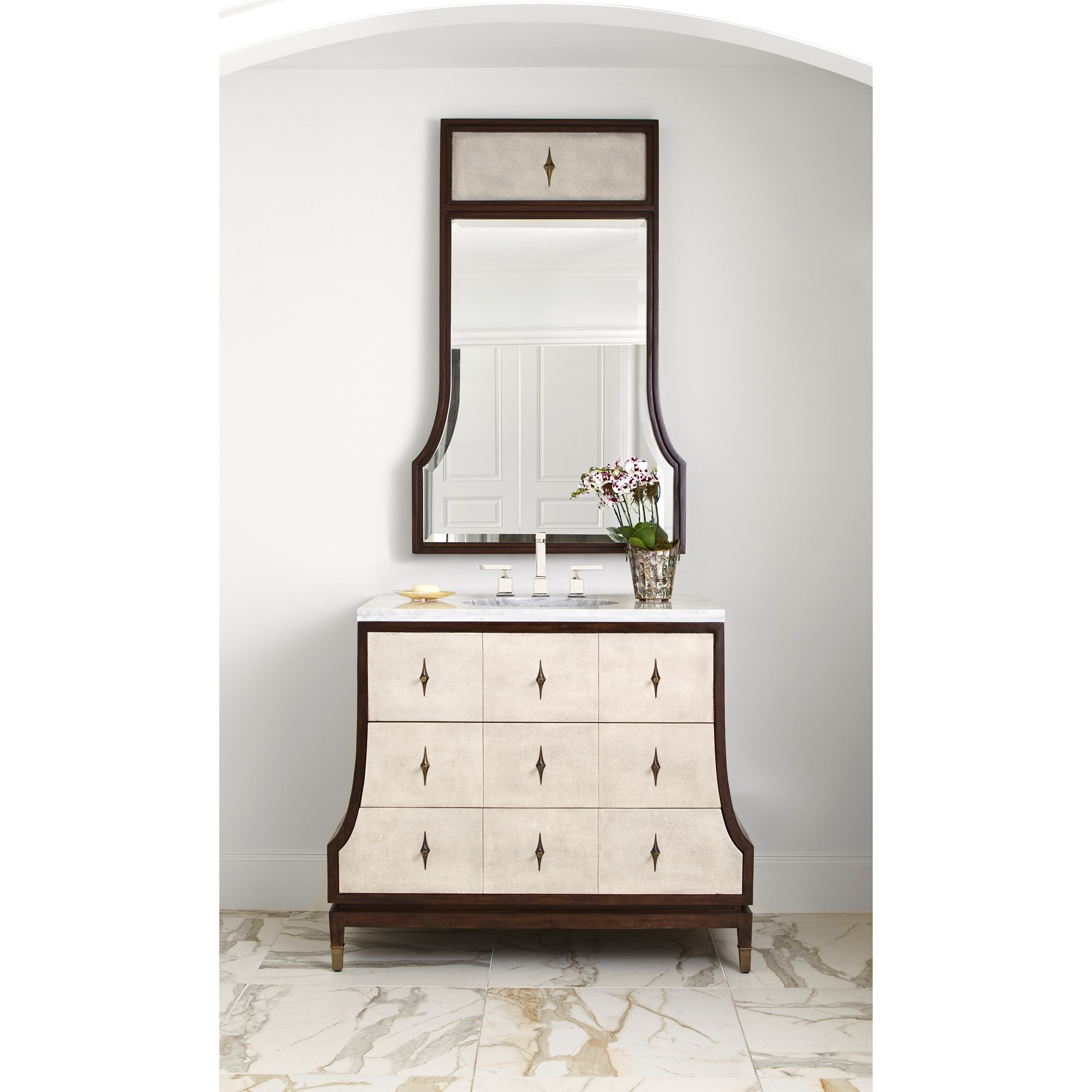 Тумбочка, большая (от 37 до 59,5) 12559-110-401 Tapered Sink Chest Ambella  - Вид №1