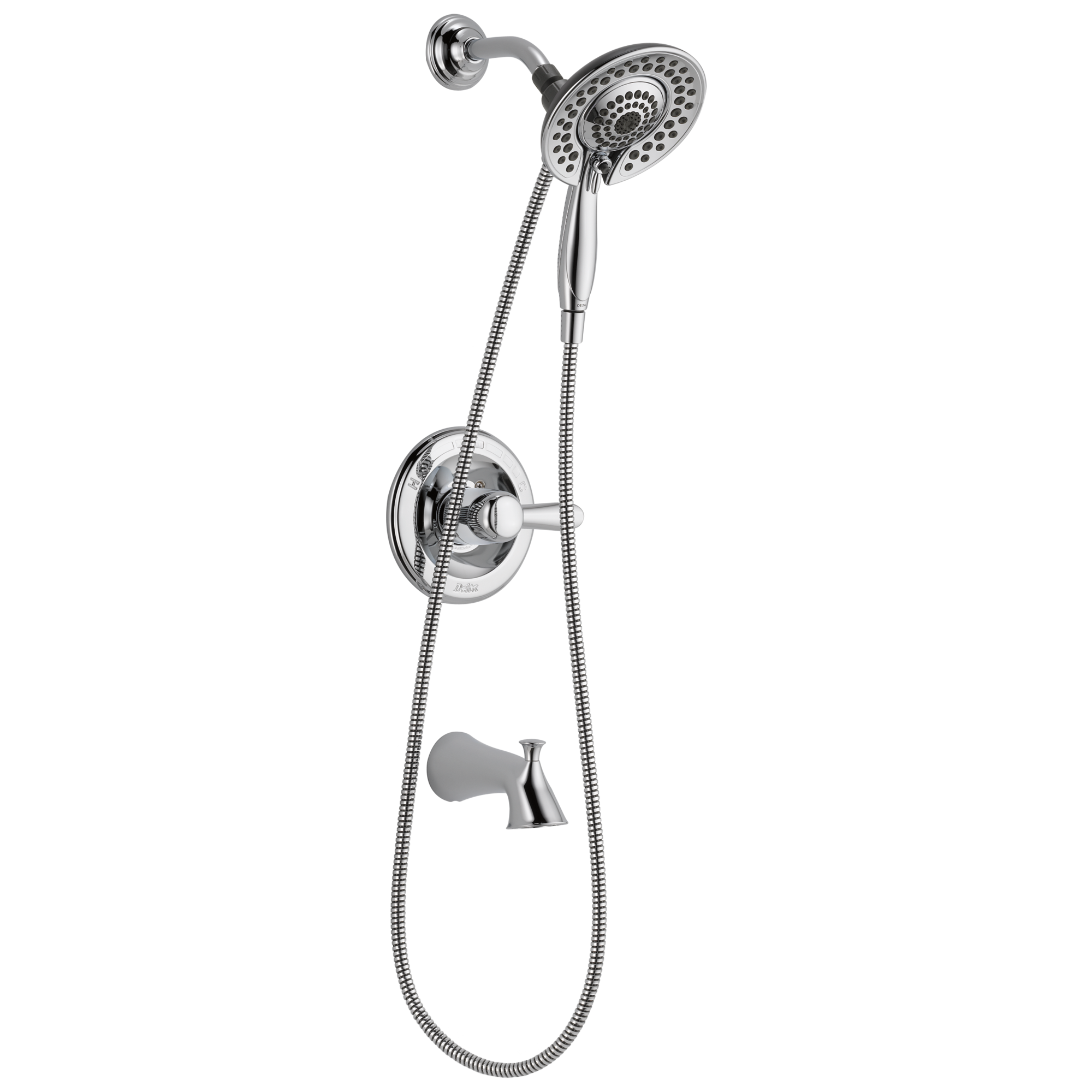 144938-I20 Ванна и душ Monitor® серии 14 с In2ition® Delta Faucet Lahara Хром 