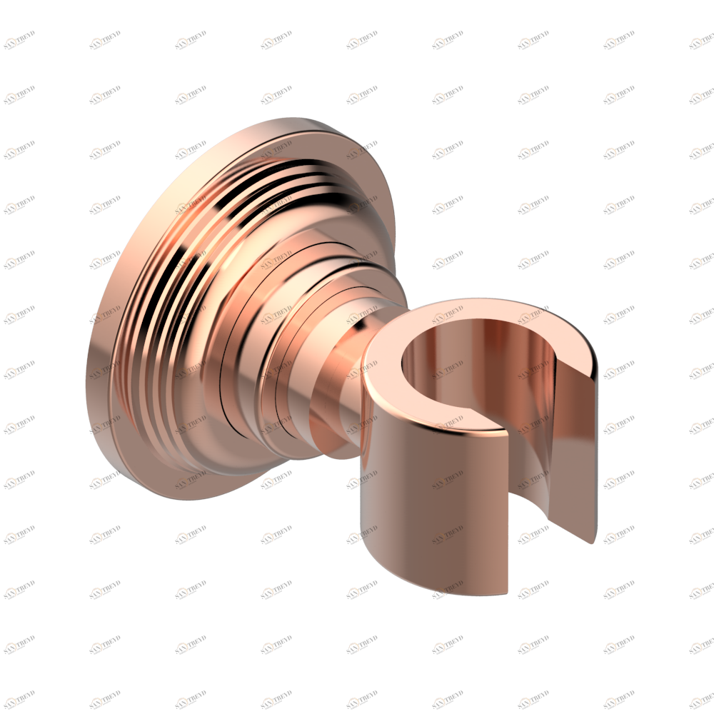 U9L-53F Кронштейн стационарный встраиваемый в стену Thg-paris Grand central с металлическими ручками-рукоятками Blush PVD U9L 53F CAT.F