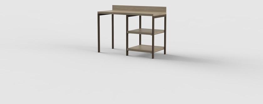 Mobilspazio Прямоугольный стол с полками для гостиниц Urban sun-id-1471606 - Вид №49