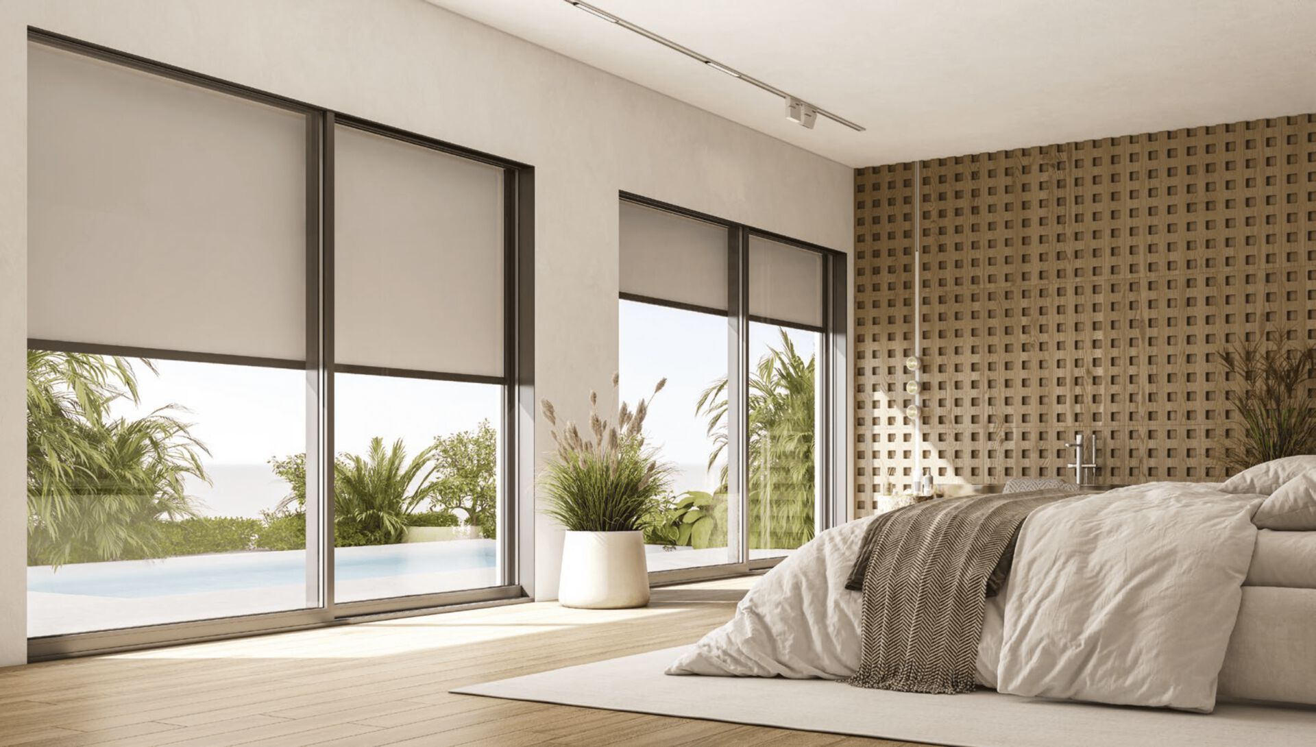 Тканевый моторизованный навес GLM Outdoor Solutions ZIP SCREEN ARCH-00152635 - Вид №1