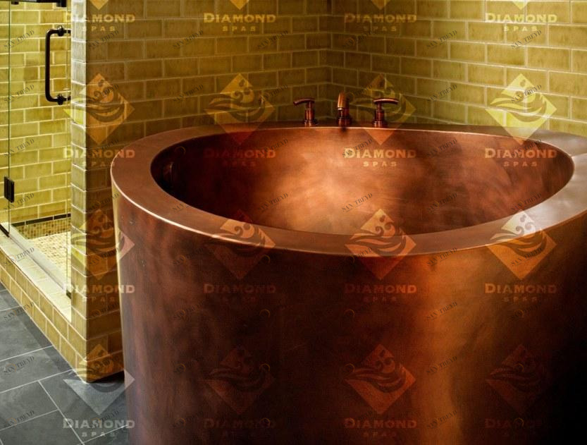Diamond Spas Ванна с круглым медным сиденьем sun-id-1417369