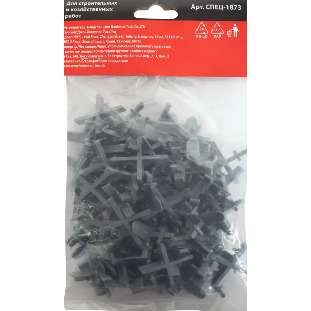 Многоразовые крестики для плитки СПЕЦ с держателем 2.5 мм, 70 шт 82217233 STLM-0022170 - Вид №2