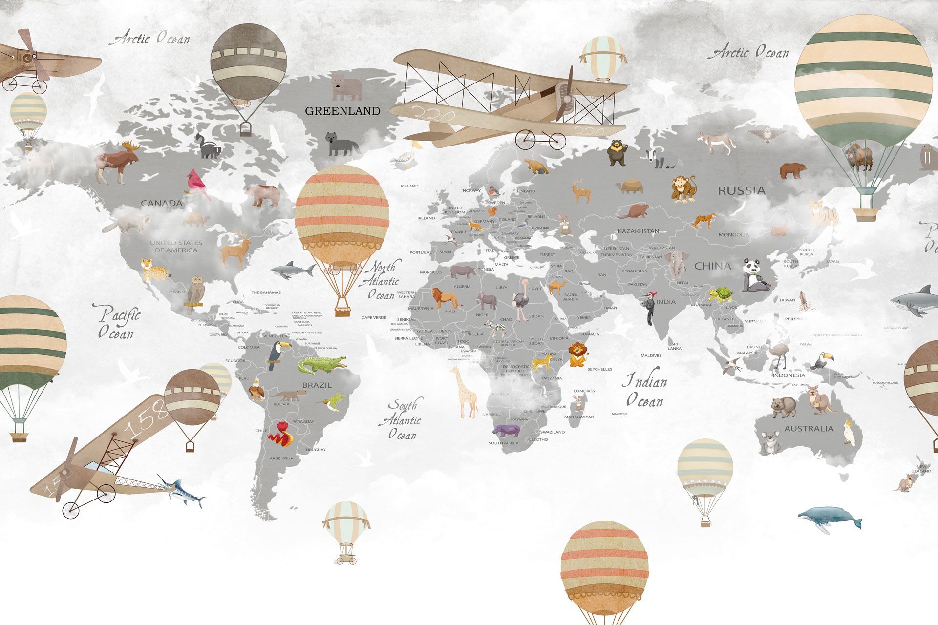 Панорамные обои для детей Rimura 2025 ARCH-00039687 - Вид №1