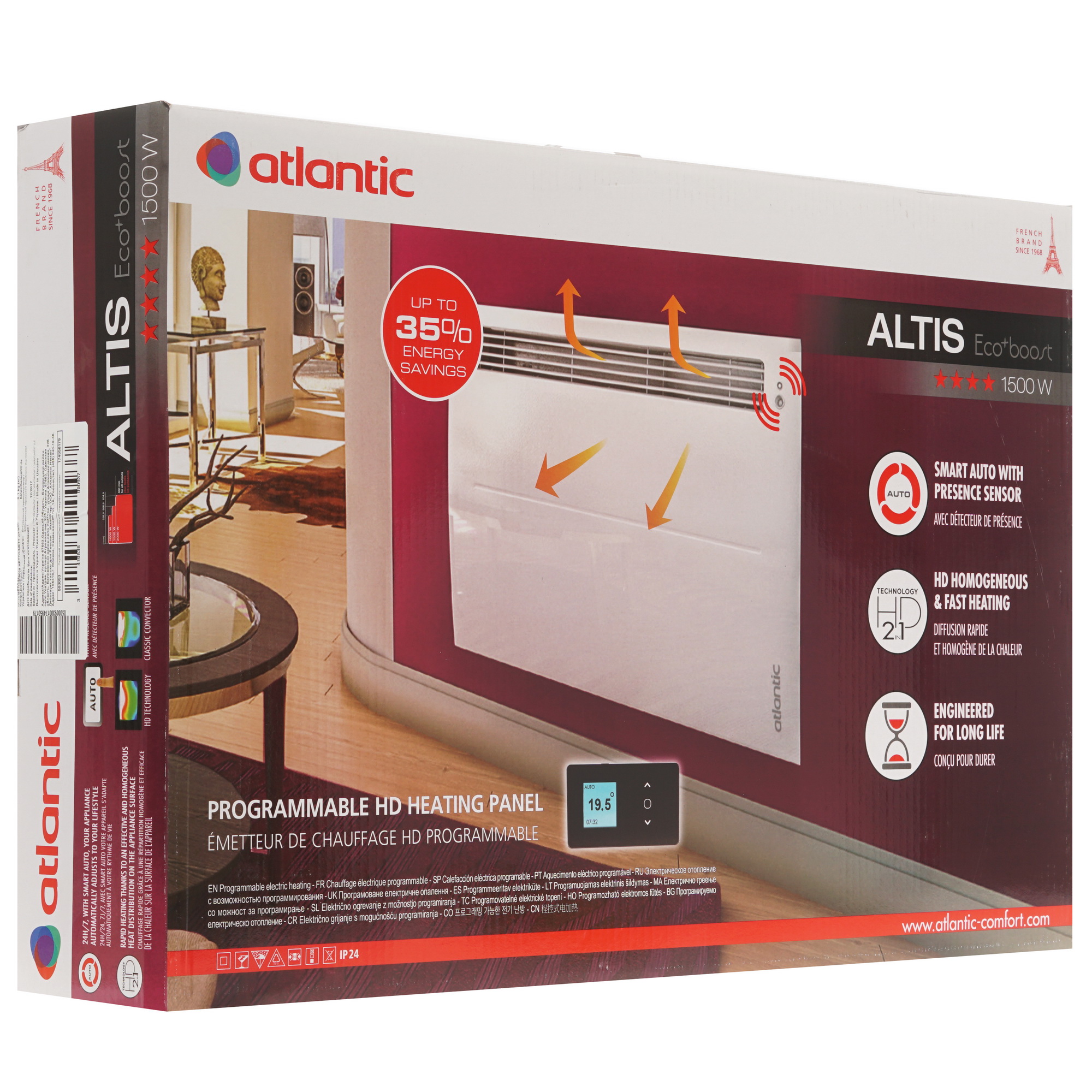 1192949 Конвектор Atlantic ALTIS ECOBOOST 2 1500 STDN-0129013 - Вид №6