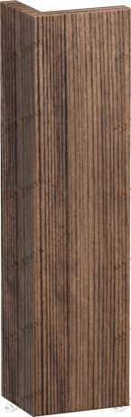 BR519902121 Доборная планка для шкафчика Brioso Brioso #BR5199 16 мм Орех темный декор Duravit