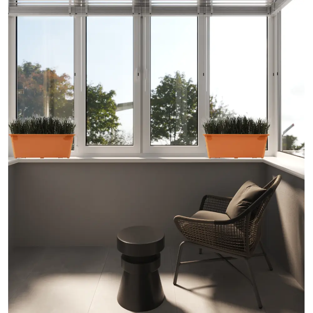 Santreyd Балконный ящик для цветов в терракотовом цвете 12973221 ЛЦ STLM-0002605 - Вид №5