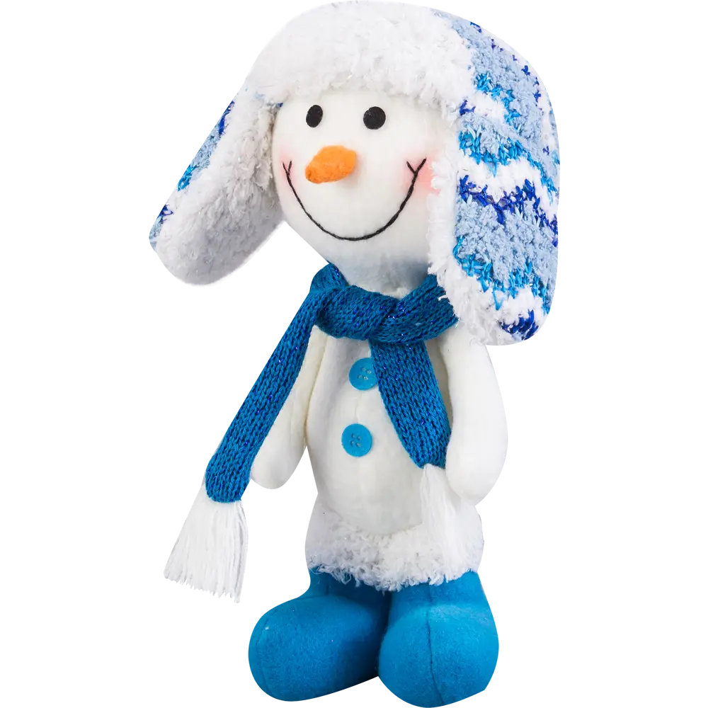 Мягкая игрушка «Снеговик», в шапке ушанке 23 см 82193499 STLM-2194974 Santreyd 