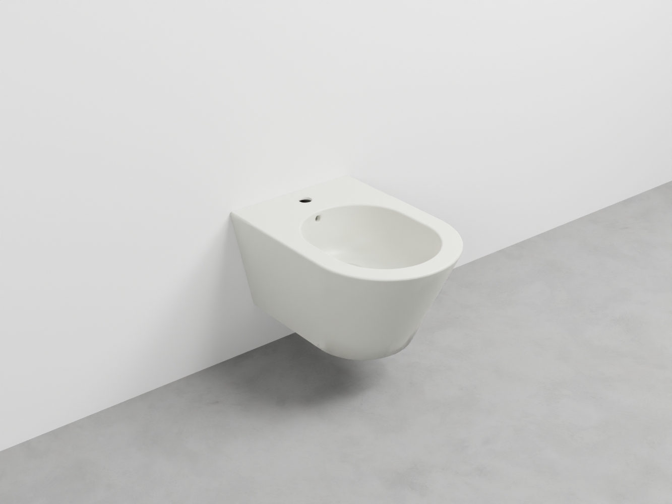 MRBS-PM Биде подвесное с одним отверстием под смеситель, в комплекте с крепежами cielo Mare Ceramica Cielo