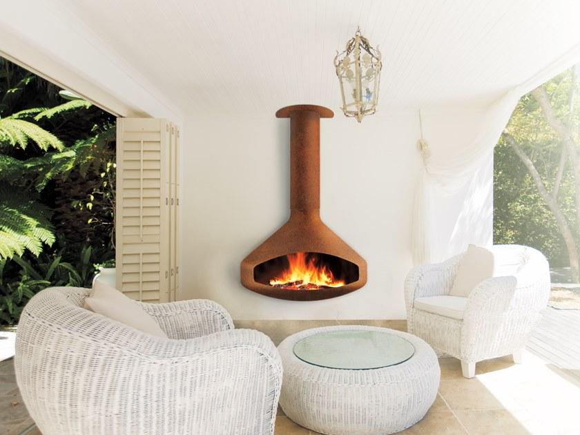 Focus creation Дровяной уличный настенный камин Paxfocus sun-id-1441407 - Вид №5