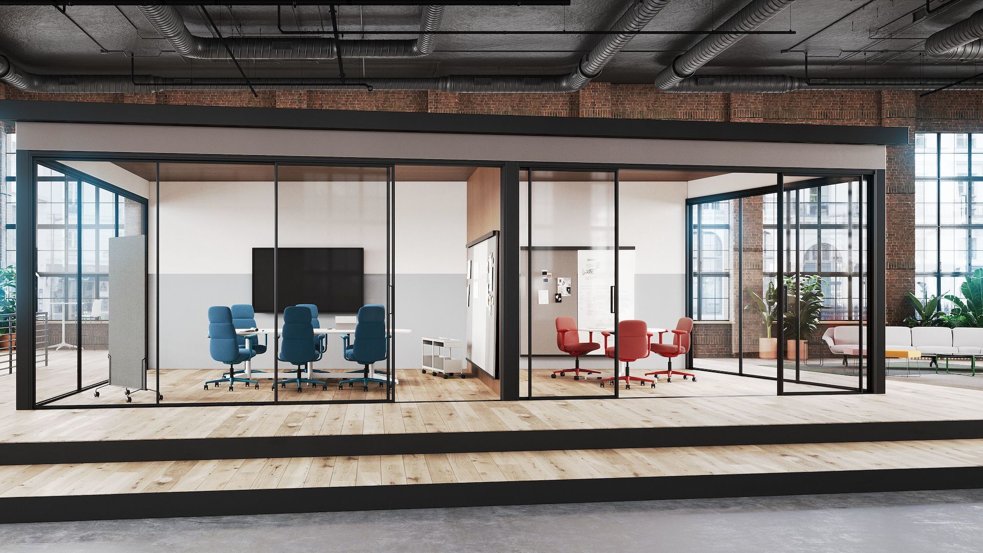 Кожаный поворотный операционный офисный стул с подлокотниками Herman Miller Asari ARCH-00066238 - Вид №8