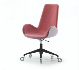 Midj Регулируемое по высоте вращающееся офисное кресло из ткани с 5 спицами Dalia