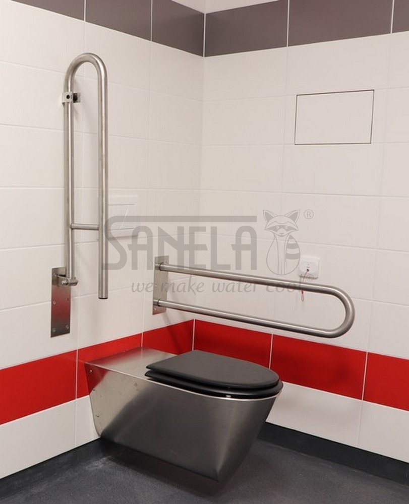 49037 Нержавеющий откидной поручень SANELA  - Вид №1