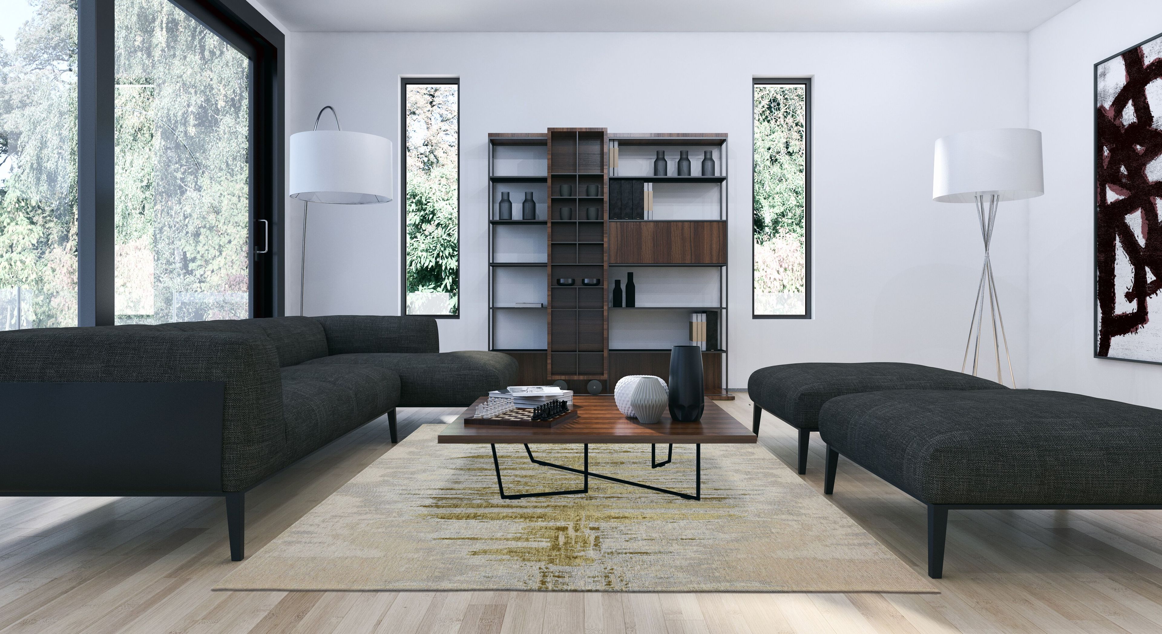 Прямоугольный ковер с рисунком Ademi Essential ARCH-00043392 - Вид №6