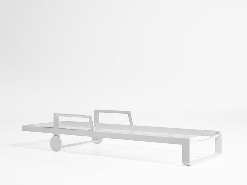 GANDIABLASCO Садовая кушетка Batyline® с подлокотниками Flat textil sun-id-1424597 - Вид №1