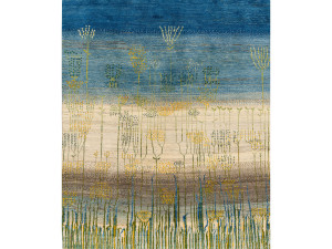 Прямоугольный тканевый цветочный ковер