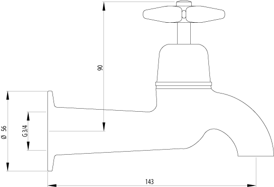 4920 Kowhai Bath Tap Methven  - Вид №1