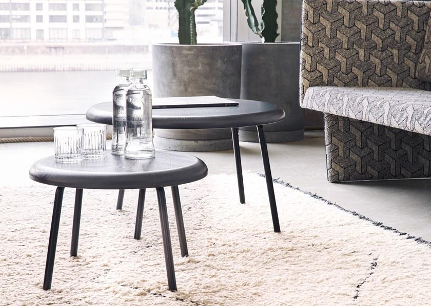 Richard Lampert Круглый журнальный столик из стали и дерева Tom sun-id-1482373 - Вид №6