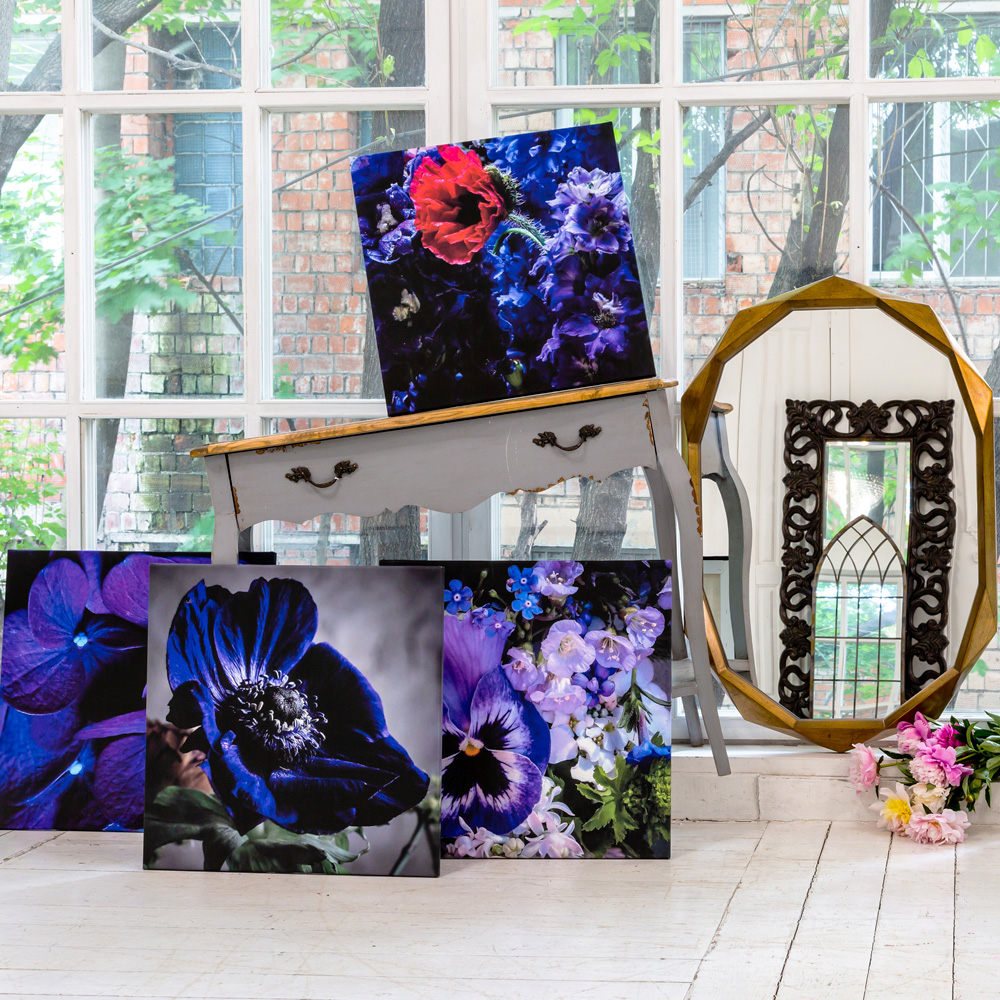 896520128_2728 Картина «Aster Purple» (холст, галерейная натяжка) Object Desire  - Вид №2