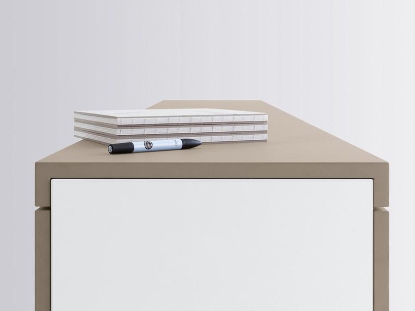 werner works Лакированный офисный шкаф с раздвижными дверцами Basic cap sun-id-1444230 - Вид №2