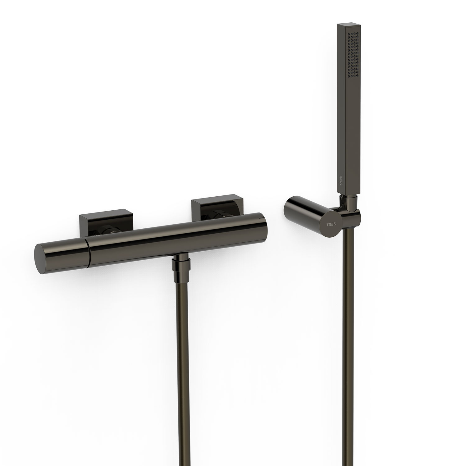 ПРОЕКТ-Настенный смеситель для душа TRES с одной ручкой-21116701KM TRES Project