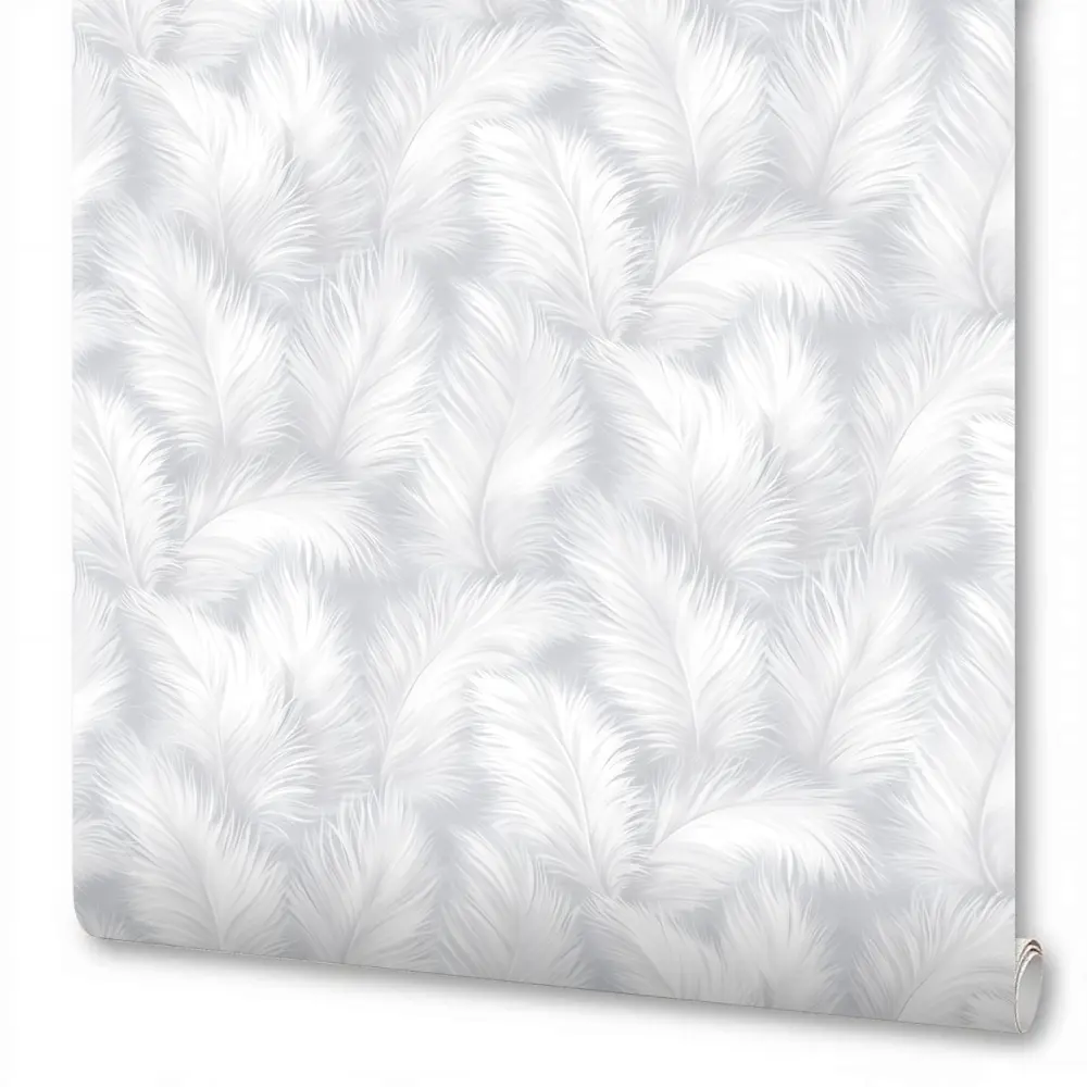 WALLSECRET Flamingo - флизелиновые обои с рисунком пера в стиле кантри 89395585 STLM-1576263