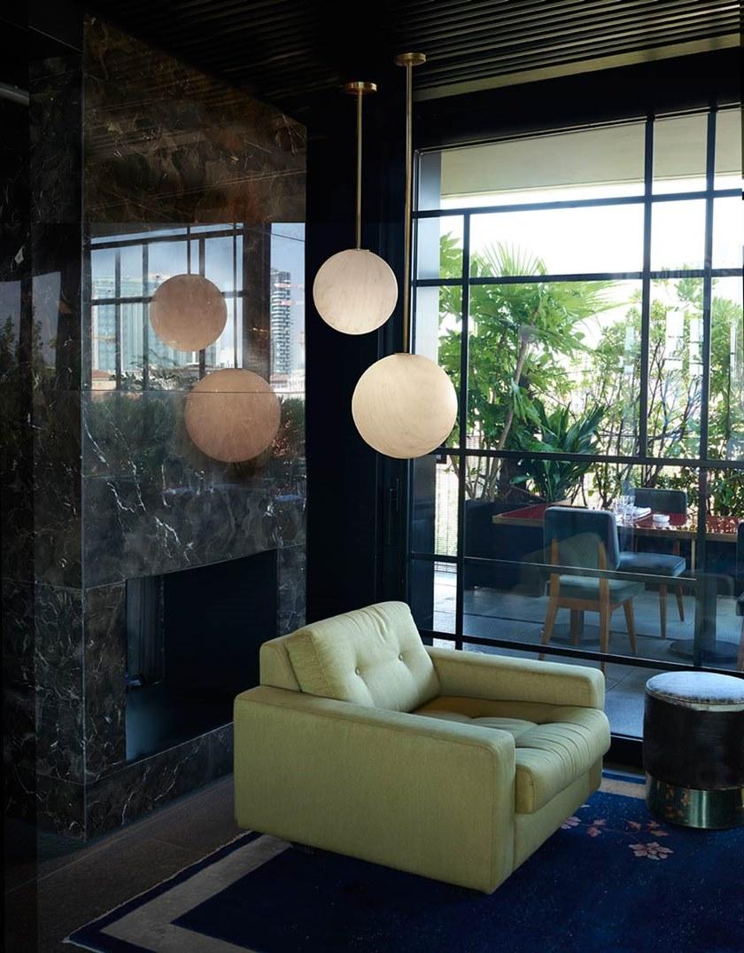 SLIDE Подвесной светильник из полиэтилена Mineral sun-id-1409073 - Вид №1