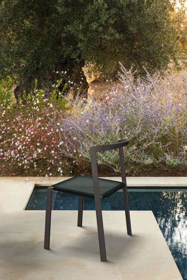 Алюминиевый штабелируемый садовый стул с порошковым покрытием MY YOUR Push ARCH-00111518 - Вид №2