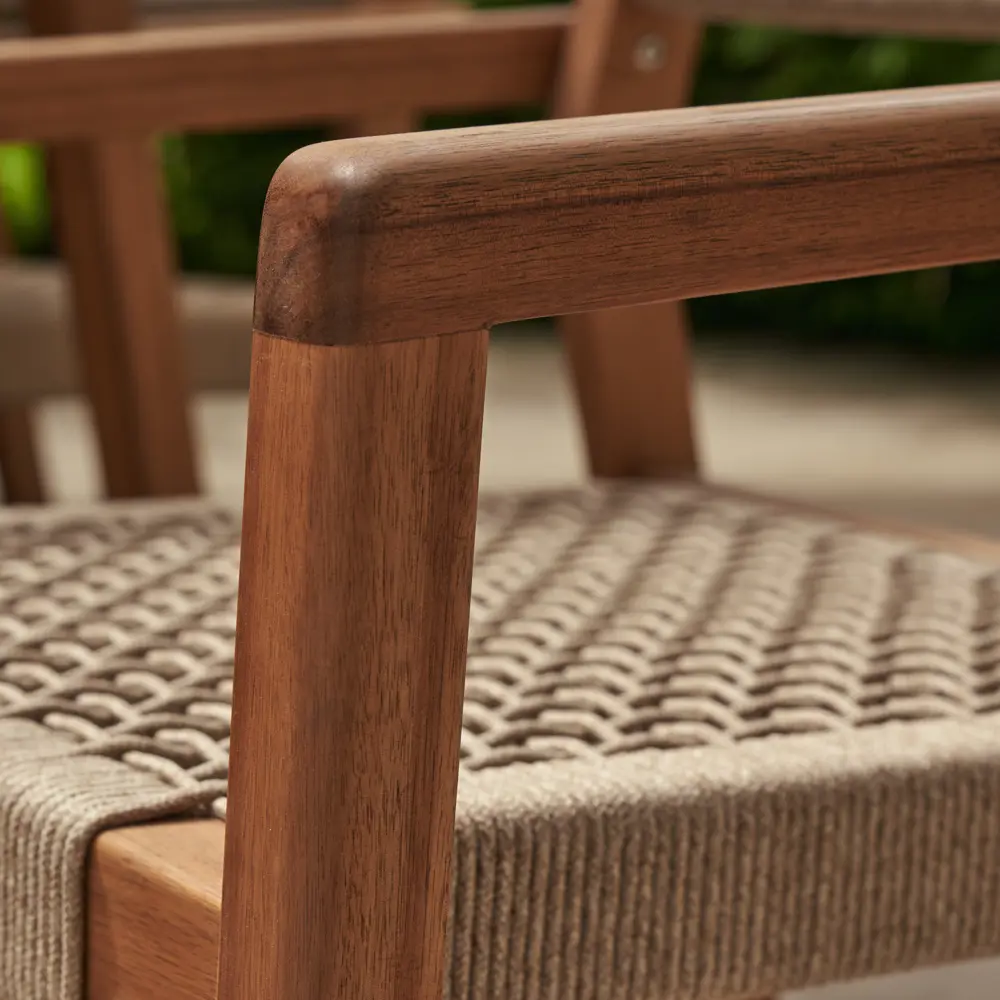 Кресло садовое Naterial Oasis 57x61x81 см акация цвет дерево 2 шт STLM-2014332 - Вид №15