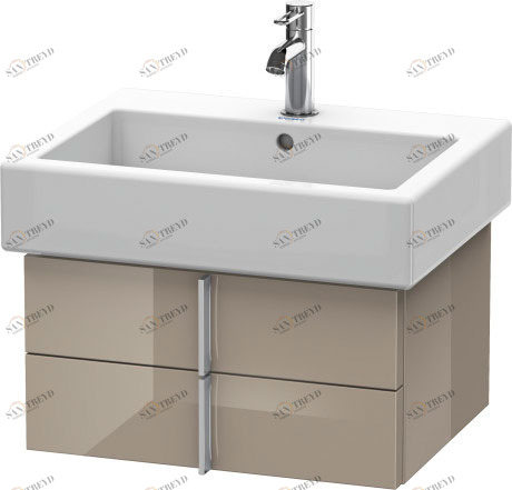 VE620408686 Тумбочка подвесная Vero #VE6204 550 x 431 мм Капучино глянцевый лак Duravit
