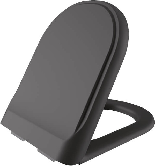 KC0303.01.0400E Крышка дуропласт с микролифтом АНТРАЦИТ Creavit  - Вид №1