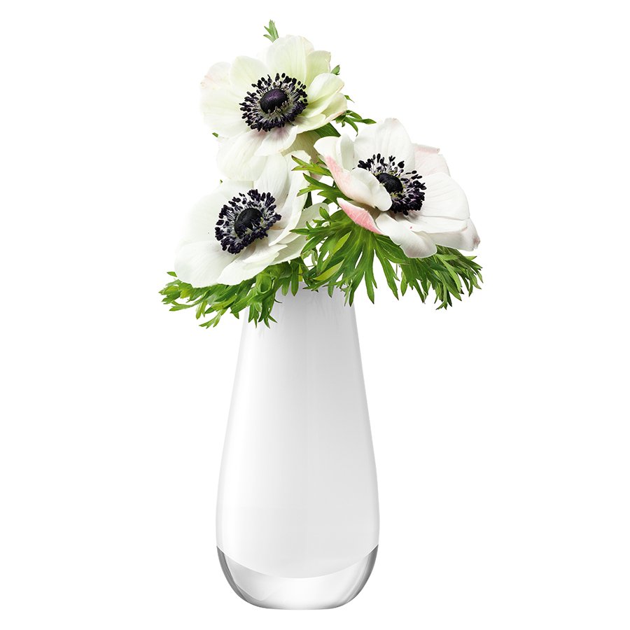 Ваза в форме бутона flower colour 14 см белая LSA INTERNATIONAL - 253384 Белый  - Вид №3