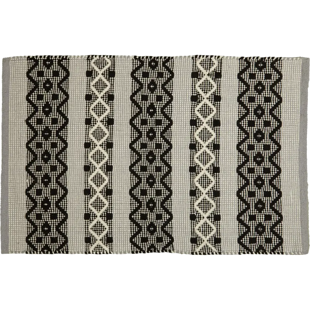 Коврик Inspire декоративный хлопок TACUTU 60x90 см цвет черно-белый 85077899 STLM-2169157  - Вид №1