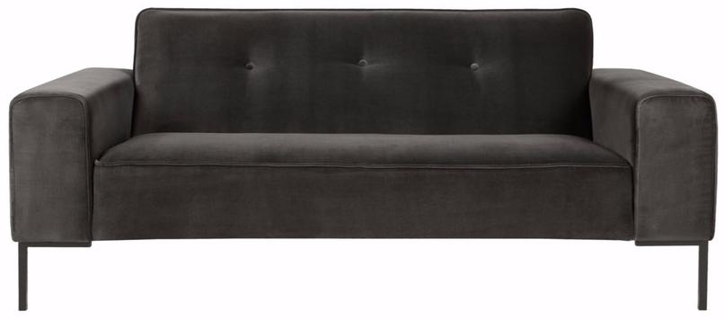 Sits Стеганый 2-местный бархатный диван Ville sun-id-1376313 - Вид №1