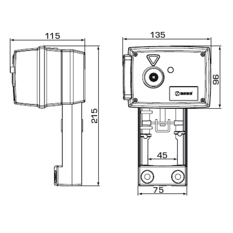 Привод ALA 221 ESBE 3-точечный для линейного клапана VLF 220В 20мм 740Н 140сек 22000200 - Вид №1