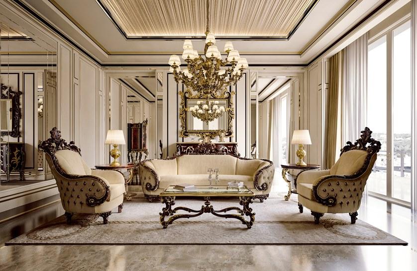 Andrea Fanfani Тафтинговый 3-местный диван из ткани Opera 748/d - Вид №1