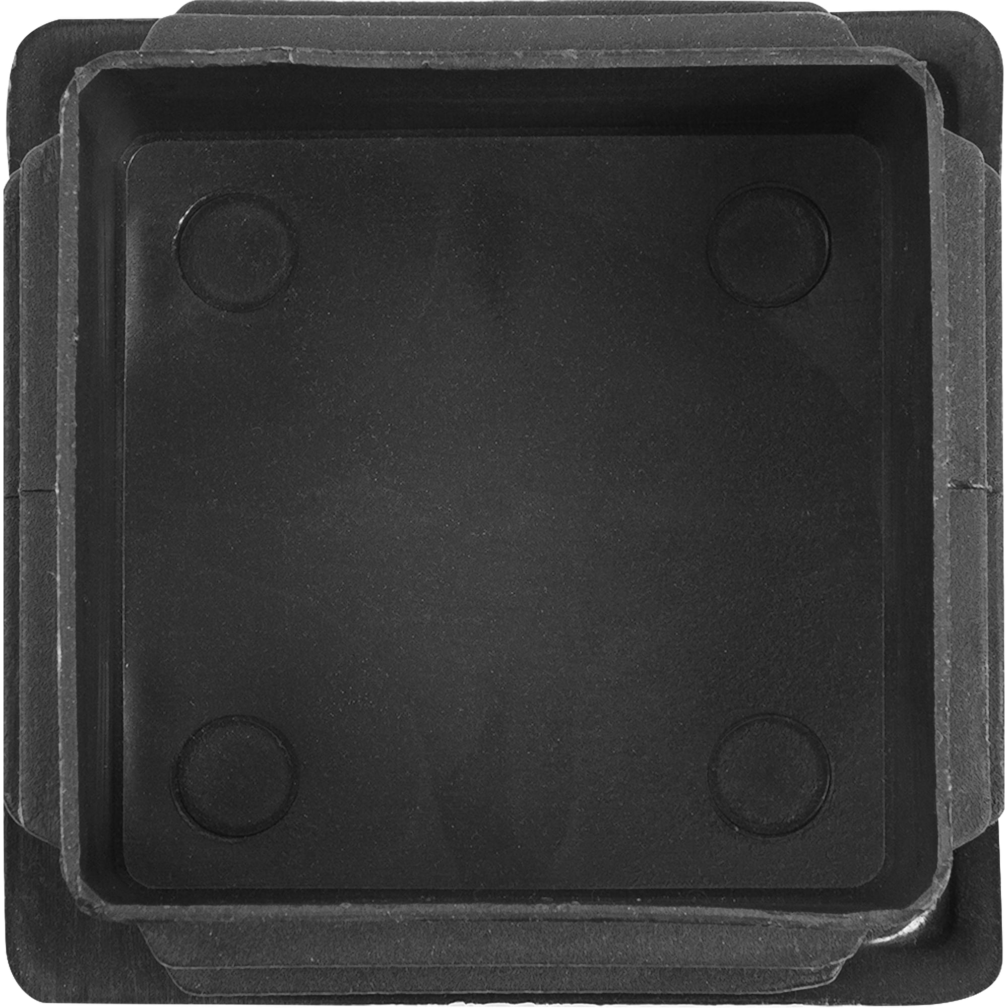 82537449 Заглушка 80х80 мм внутренняя черная 2 шт Santreyd  - Вид №1