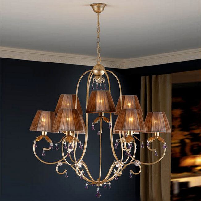 Люстра Volga от Schuller золото 61-0849 SCHULLER ДИЗАЙНЕРСКИЕ 247007 Золотой  - Вид №1