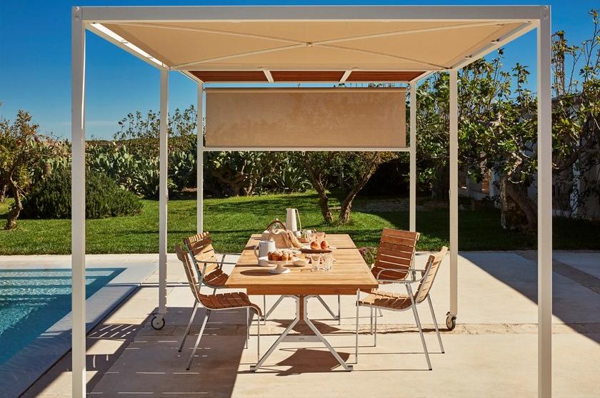 Unopiù Раздвижной прямоугольный стол из тика Equinox Taeqal - Вид №2