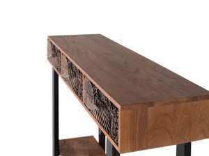 Консоль из акации с ящиками