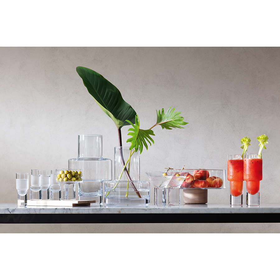 G1639-00-301 Набор сервировочный из 4 стопок и менажницы vodka LSA International  - Вид №1