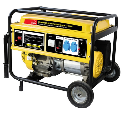 Электрогенератор   бензиновый Бизон ГБ-6500 1196130 STDN-0149977