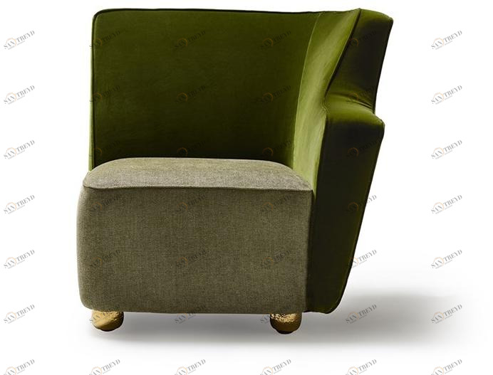 MARIONI Угловое кресло из ткани Baia I0312